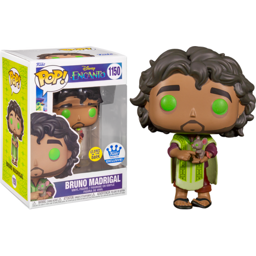 Encanto (2021) - Bruno Madrigal Glow-in-the-Dark Pop! Vinyl Figure (Funko / Popcultcha Exclusive) 1150