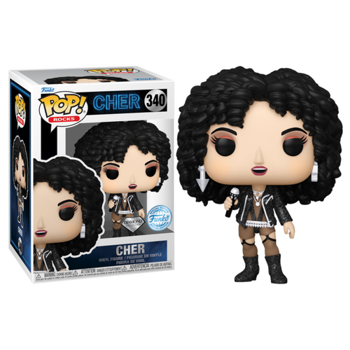 Cher - Cher If I Could Turn Back Time Diamond Glitter #340 Pop! Vinyl Figure