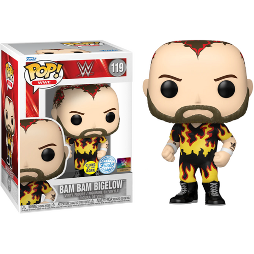 WWE - Bam Bam Bigelow Glow in the Dark Pop! Vinyl Figure 119