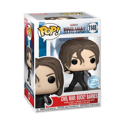 Captain America 3: Civil War - Bucky Barnes Build-A-Scene Pop! Viny 1148