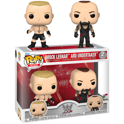 WWE - Brock Lesnar & Undertaker Pop! Vinyl Figure 2-Pack