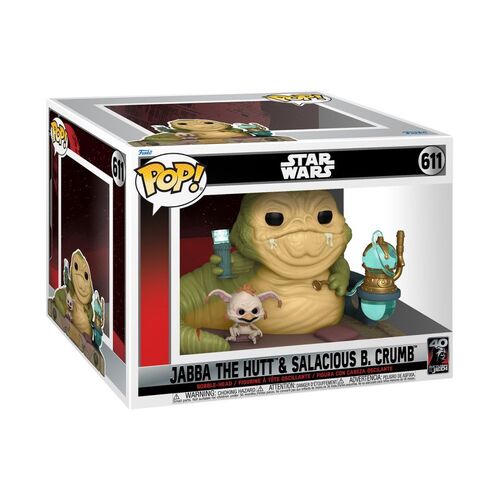 Star Wars: Return of the Jedi 40th Anniversary - Jabba with Salacious Pop! Movie Moment #611