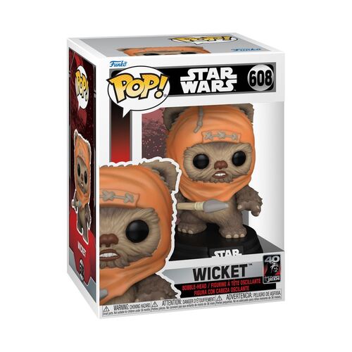 Star Wars: Return of the Jedi 40th Anniversary - Wicket Pop! Vinyl #608