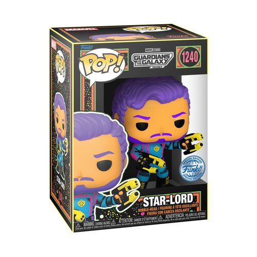 Guardians of the Galaxy: Vol. 3 - Star-Lord US Exclusive Blacklight Pop! Vinyl  1240