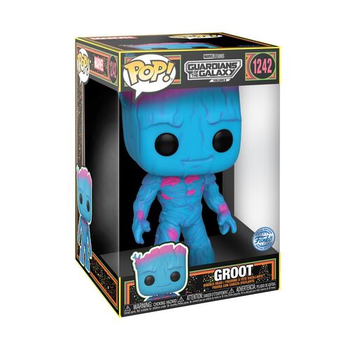 Guardians of the Galaxy: Vol. 3 - Groot US Exclusive Blacklight 10" Pop! Vinyl 1242