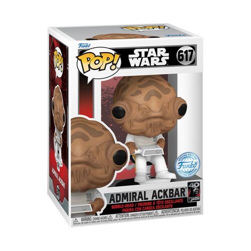 Star Wars - Admiral Ackbar with Chair #617 US Exclusive Pop! Vinyl