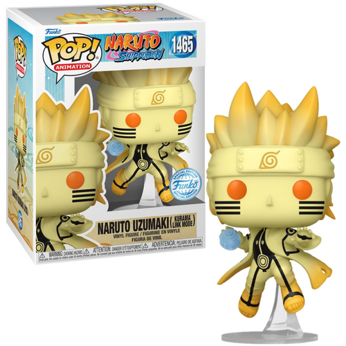 POP! Vinyl Naruto Shippuden - Naruto Uzumaki (Kurama Link Mode) #1465 US Exclusive