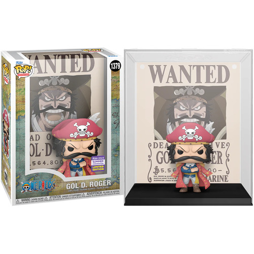 POP! Vinyl One Piece - Gol D. Roger Wanted Poster #1379 Deluxe Funko