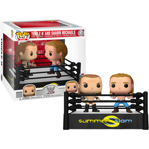 WWE - Triple H vs. Shawn Michaels SummerSlam 2022 Pop! Moment Vinyl Figure 2-Pack