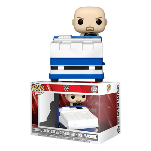 WWE - "Stone Cold" Steve Austin with Ice Machine Pop! Rides Vinyl Figure 122