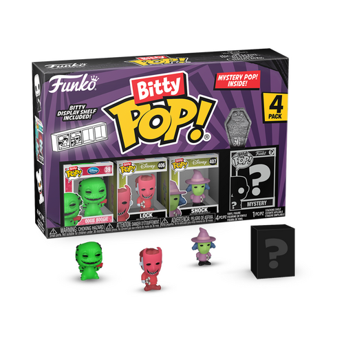 The Nightamre Before Christmas - Oogie Boogie Bitty Pop! 4-Pack