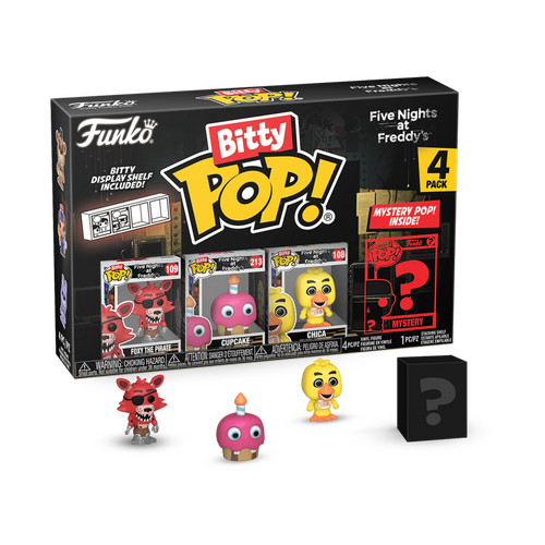 Five Nights at Freddy's - Foxy Bitty Pop! 4-Pack