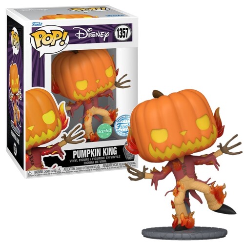 The Nightmare Before Christmas - Pumpkin King #1357 US Exclusive SCENTED Pop! Vinyl  30th Anniv.