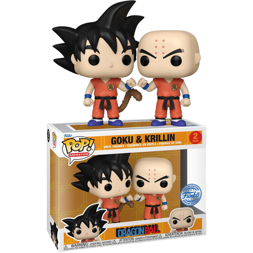 Dragon Ball Z - Goku and Krillin US Exclusive Pop! Vinyl 2-Pack [RS]