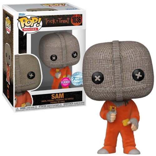 Trick R Treat - Sam (with Razor) #1036 US Exclusive Flocked Pop! Vinyl