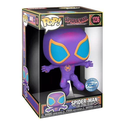 Spider-Man: Across the Spider-Verse - Spider-Man US Exclusive Blacklight 10" Pop! Vinyl  1236