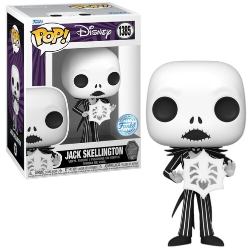 The Nightmare Before Christmas - Jack with Snowflake #1385 US Exclusive Pop! Vinyl 30th Anniversary