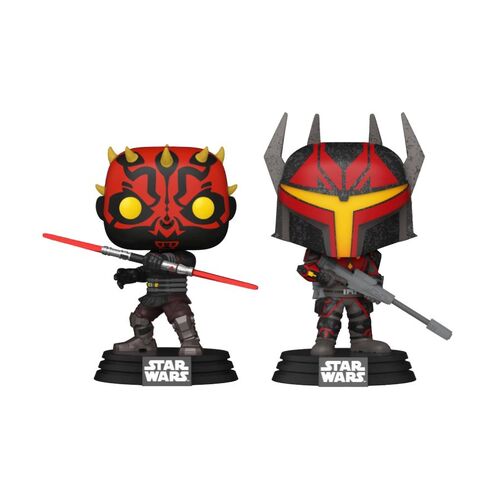 Star Wars: Clone Wars - Darth Maul & Gar Saxon US Exclusive Pop! Vinyl 2-Pack