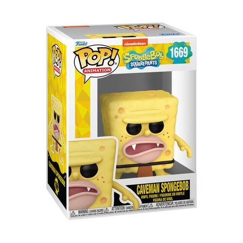 Spongebob: 25th Anniversary - Caveman Spongebob Pop! Vinyl 1669