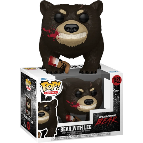 Cocaine Bear - Bear with Leg (Battle Damaged) #1452 Pop! Vinyl