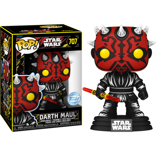 Star Wars Episode I: The Phantom Menace - Darth Maul 25th Anniversary Retro Series #707 Pop! Vinyl Figure