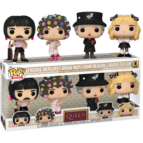 Queen: I Want to Break Free - Freddy Mercury, Brian May, John Deacon & Roger Taylor Pop! Vinyl 4-Pack