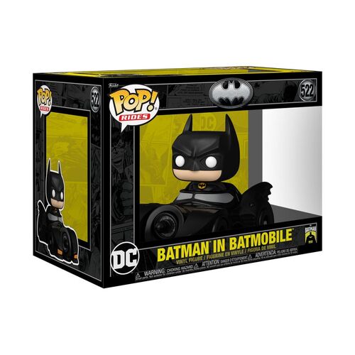 Batman: 85th Anniversary - Batman in Batmobile (1989) Pop! Ride 522