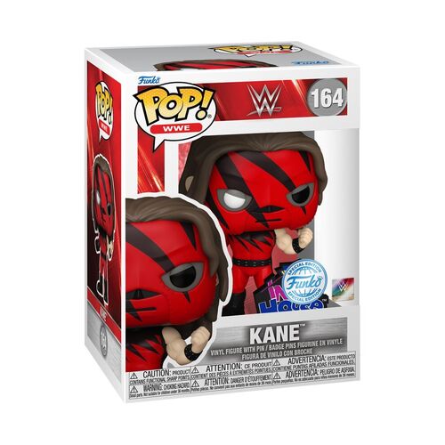 WWE - Kane (with Pin) US Exclusive Pop! Vinyl 164