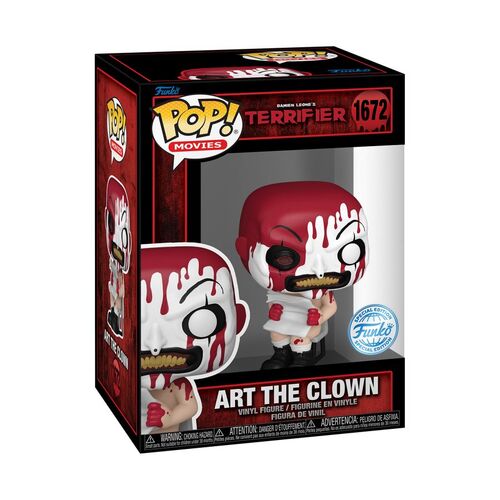 Terrifier - Art the Clown Sitting (Bloody) US Exclusive Pop! Vinyl 1672