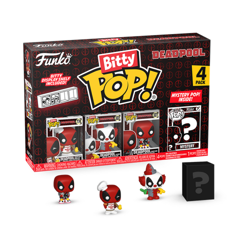 Deadpool - BBQ Master Bitty Pop! 4 -Pack