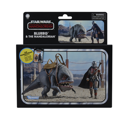 Star Wars Vintage Collection Blurrg & The Mandalorian (Arvala-7) Figure 2-Pack