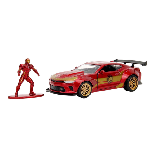 Marvel Comics - 2016 Chevy Camaro SS Widebody with Ironman 1:32 Scale Diecast Figure