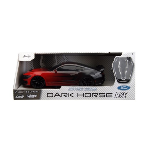 Big Time Muscle - 2024 Ford Mustang Dark Horse 1:16 Scale Remote Control Car