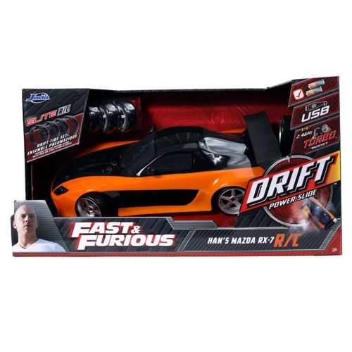 Fast & Furious - Han's 1993 Mazda RX-7 Veilside 1:10 Scale Remote Control Car