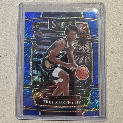 2021-22 Panini Select Trey Murphy III Concourse Blue Shimmer Prizm (RC) #46