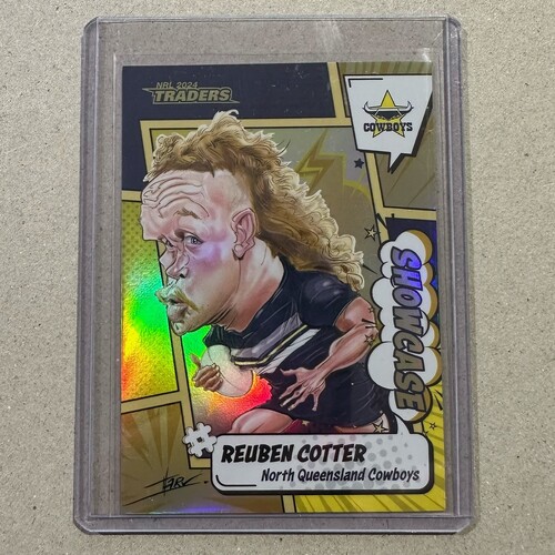 2024 NRL Traders Titanium Showcase Case Card - REUBEN COTTER  #19/60