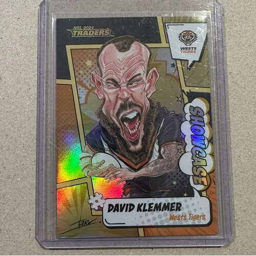 2024 NRL Traders Titanium Showcase Case Card - DAVID KLEMMER #42/60