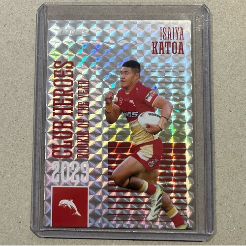 2024 NRL TRADERS TITANIUM PRIORITY CLUB HEROES ISAIYA KATOA DOLPHINS #04/33