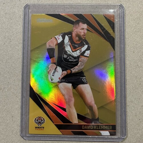 2024 NRL Traders Titanium GOLD - DAVID KLEMMER #01/82 West Tigers