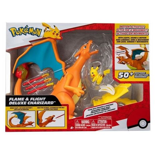 Pokemon Flame & Fight Deluxe Charizard Feature Figure