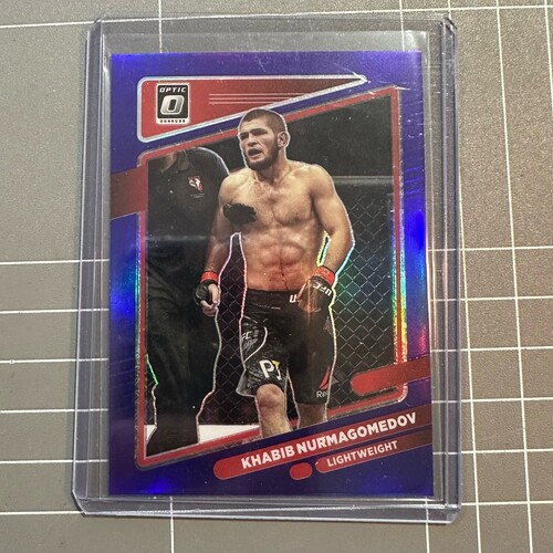 2022 Panini Donruss Optic UFC - KHABIB NURMAGOMEDOV Purple Prizm Refractor #67