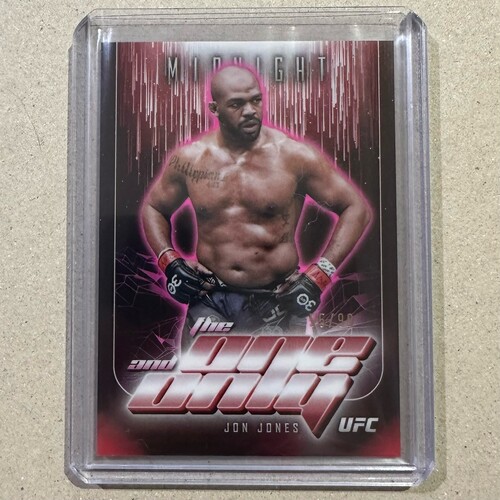 2024 Topps Midnight UFC - JON JONES - The One and Only 55/99 #TO-27