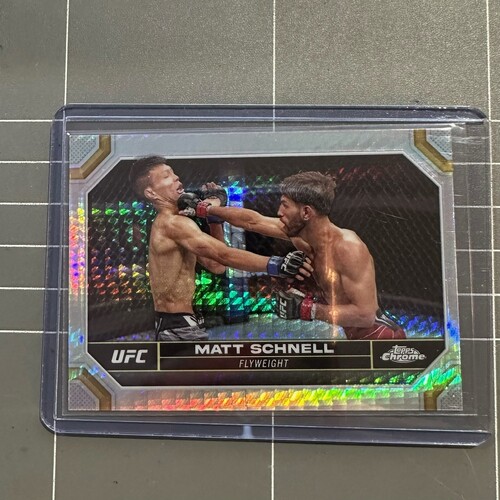 2024 TOPPS CHROME UFC - MATT SCHNELL #129 SILVER HYPER SP