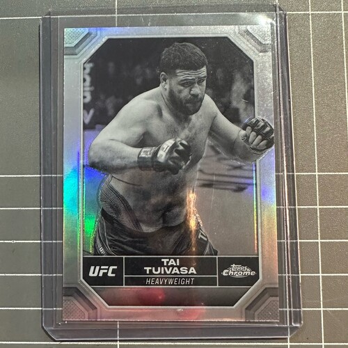 2024 Topps Chrome UFC - TAI TUIVASA Negative Refractor #183