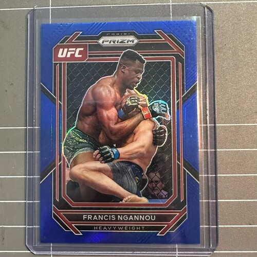 2023 Panini Prizm UFC - FRANCIS NGANNOU Blue Prizm 071/175 #117