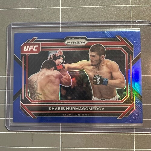 2023 Panini Prizm UFC - KHABIB NURMAGOMEDOV Blue Prizm 107/175 #45