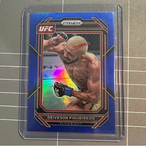 2023 Panini Prizm UFC - DEIVESON FIGUEIREDO Blue Prizm 084/175 #165