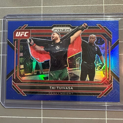 2023 Panini Prizm UFC - TAI TUIVASA Blue Prizm 007/175 #13