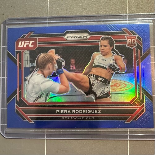 2023 Panini Prizm UFC - PIERA RODRIGUEZ RC Blue Prizm 026/175 #99