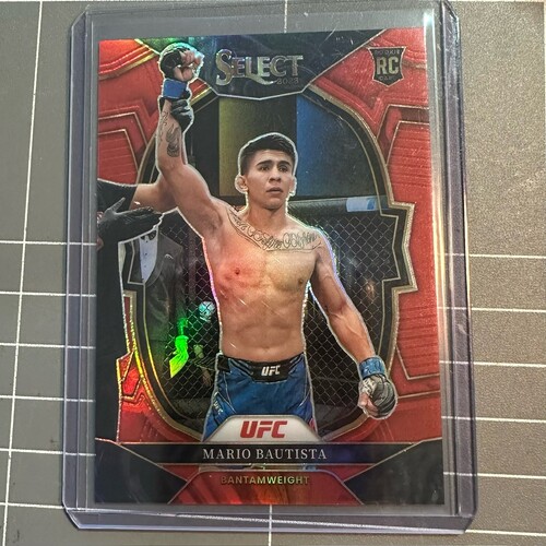 2023 Panini Select UFC - MARIO BAUTISTA  Red Prizm Rookie RC 098/175 #69